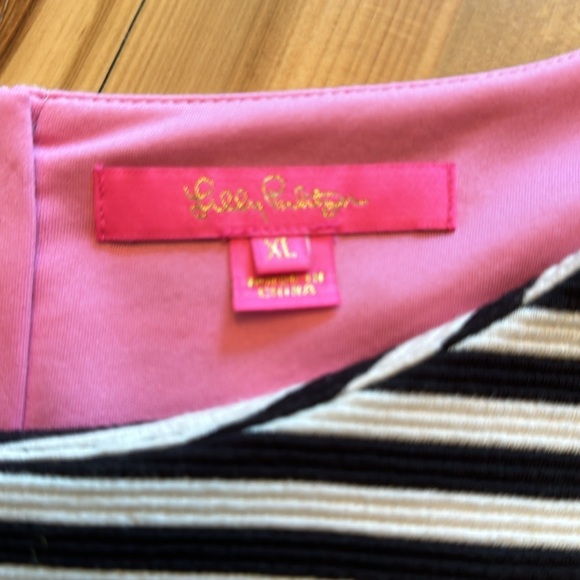 Lilly Pulitzer Striped Dress, Size XL - Picture 2 of 3